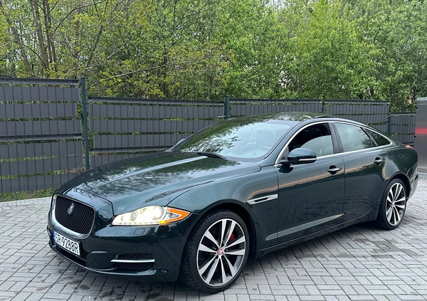 Jaguar XJ cena 72900 przebieg: 201000, rok produkcji 2012 z Poniatowa małe 121